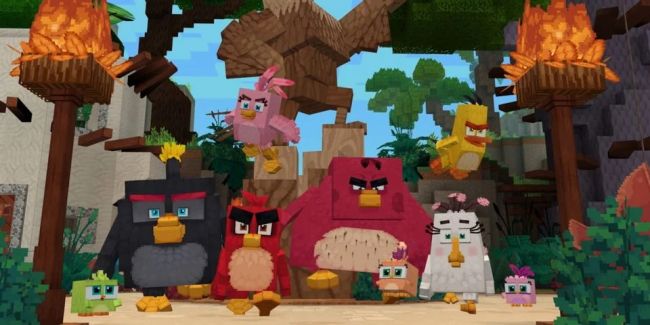 Angry Birds inntar Minecraft