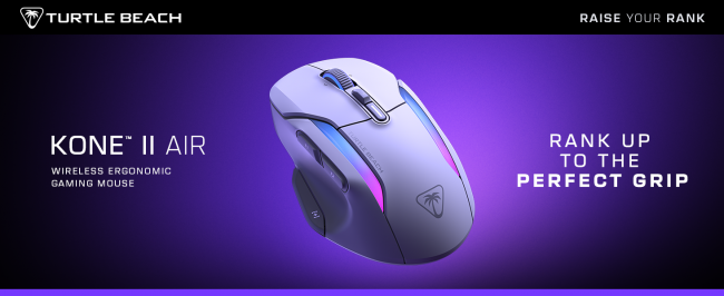 Vinn Turtle Beach sin heftige Kone II Air-gamingmus i Gamereactors julekalender