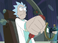 Beth og Summer sl&aring;ss mot en sofa i Rick and Morty sesong 9-trailer