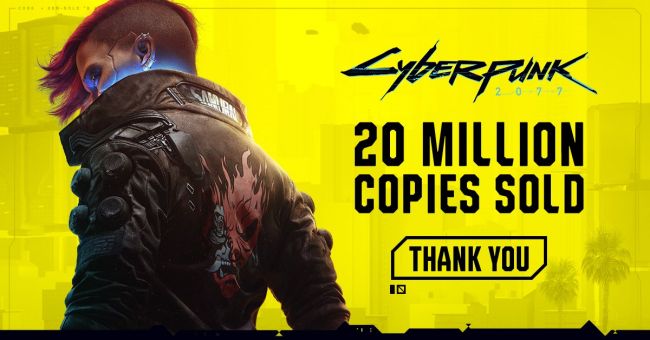 Cyberpunk 2077 har solgt over 20 millioner eksemplarer