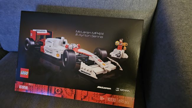 Testbygging: Lego McLaren MP4/4 & Ayrton Senna