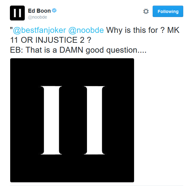 Hinter Ed Boon til Injustice 2?