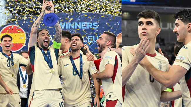 Spania slår Portugal og vinner sitt åttende europamesterskap i futsal