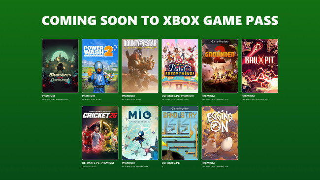 Microsoft har presentert enda en omgang underholdning for Game Pass-abonnenter