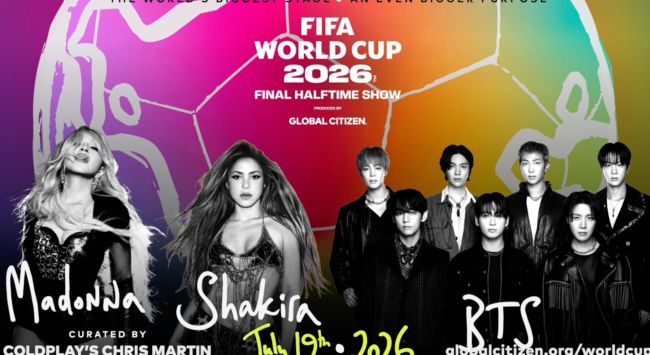 Shakira, Madonna og BTS annonsert til VM-finalens halvtidsshow 19. juli