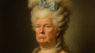 Nytt AI-innlegg av Trump... Denne gangen av Californias guvernør som avbilder ham som Marie Antoinette