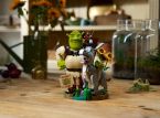 De f&oslash;rste Lego Shrek settene murer DreamWorks' ber&oslash;mte troll og esel-par
