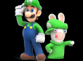 Rabbid Luigi vist frem i  Mario + Rabbids Kingdom Battle