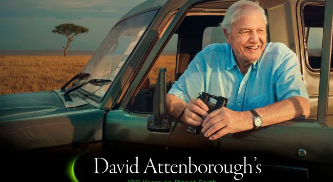 Sir David Attenborough mottar 