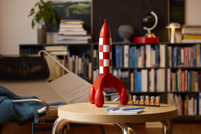 Tintins legendariske månerakett blir omgjort til et Lego -sett