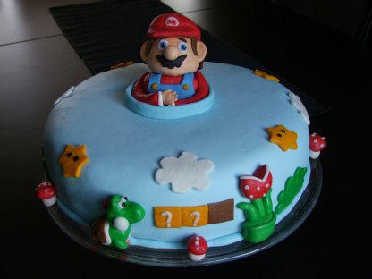 Superfet Super Mario kake!