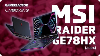 MSI Raider GE78 HX (2024) - Utpakking